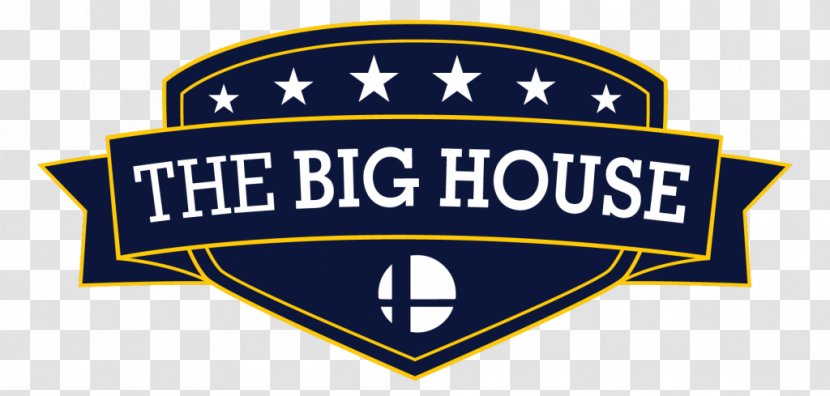 Super Smash Bros. Melee The Big House Logo Ultimate Michigan Stadium - Sign Transparent PNG