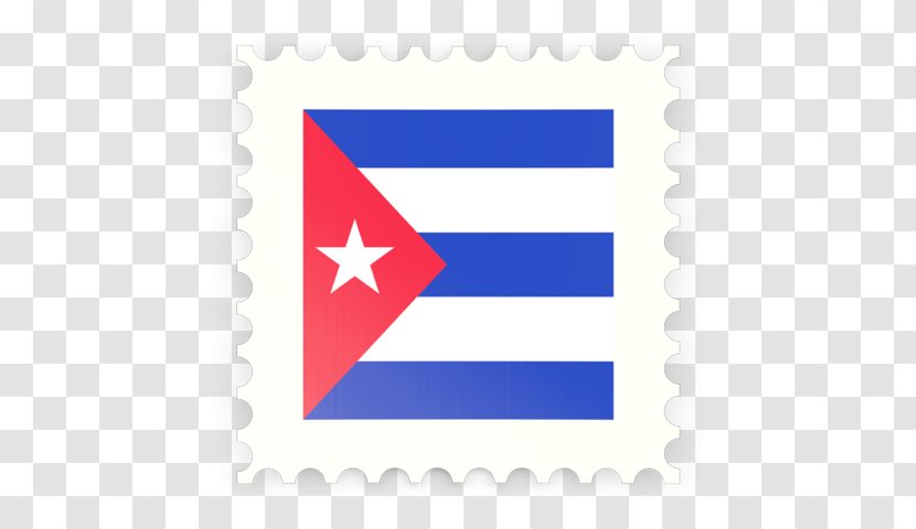 Flag Of Cuba Postage Stamps Transparent PNG