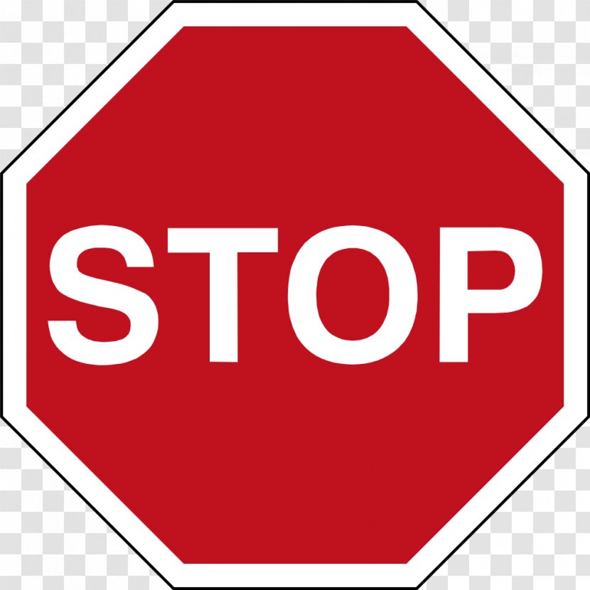 Traffic Sign Stop Road Warning Signage - Regulatory Transparent PNG