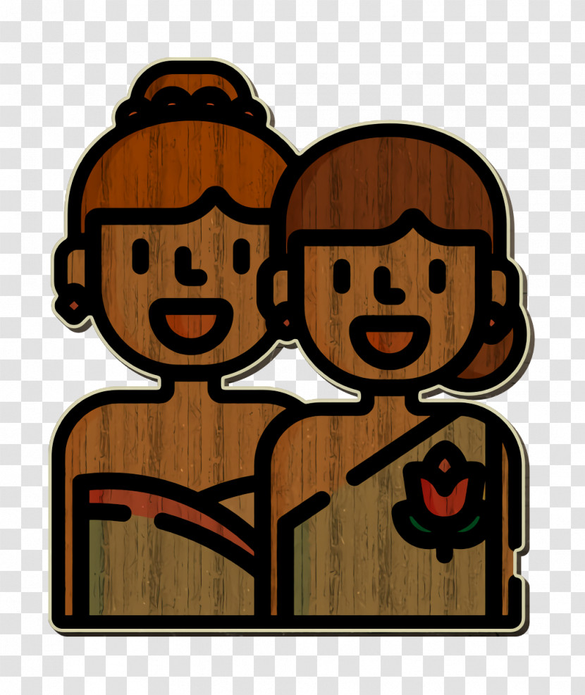Two Brides Icon Wedding Icon Transparent PNG
