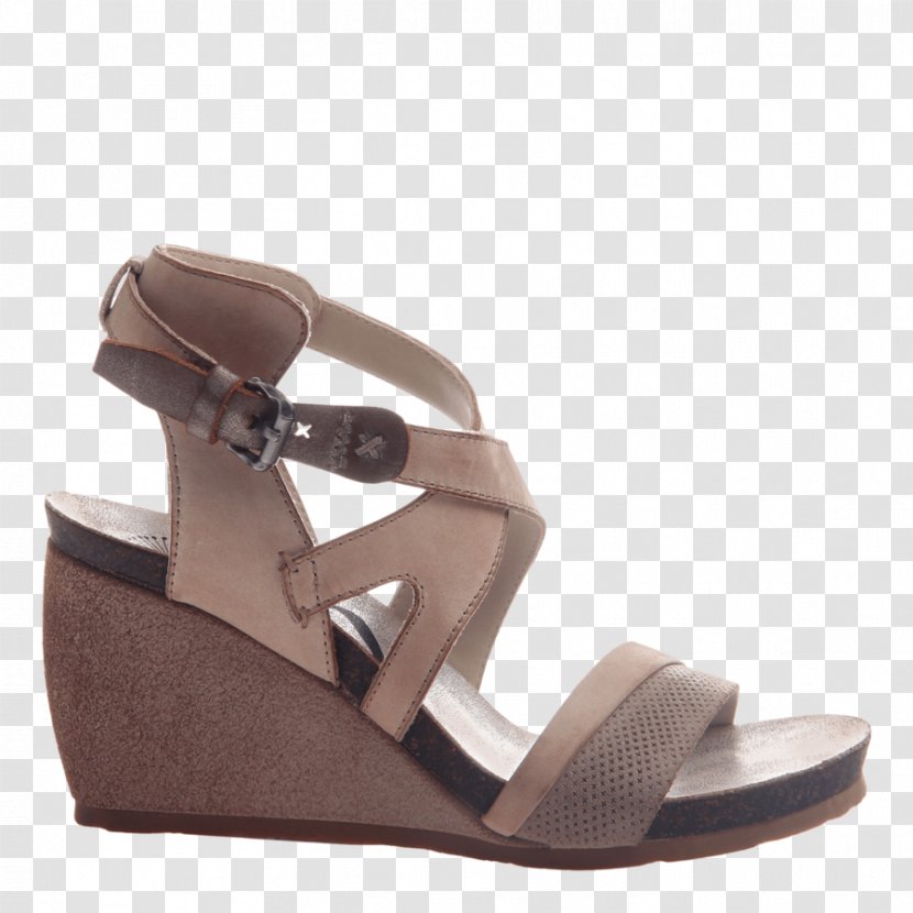Sandal Shoe Wedge Suede Leather - Comfortable Walking Shoes For Women Platform Transparent PNG