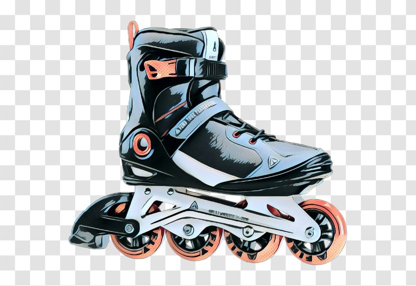 Retro Background - Inline Skates - Sports Skate Guard Transparent PNG