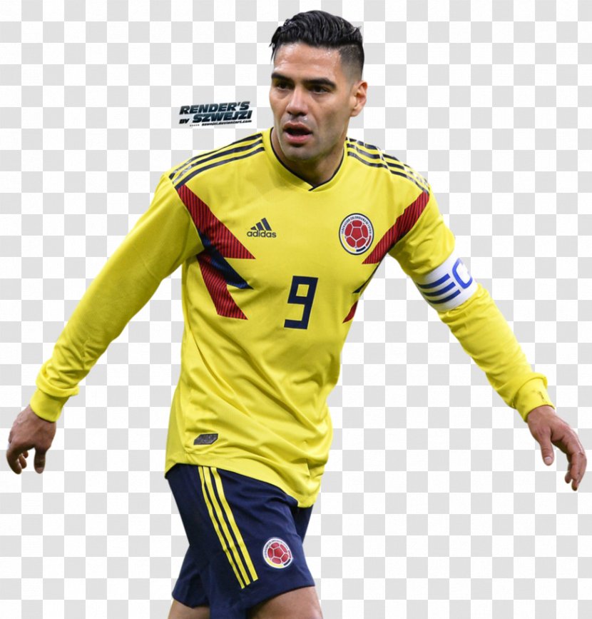 Radamel Falcao 2018 World Cup Colombia National Football Team England - Luis Muriel Transparent PNG