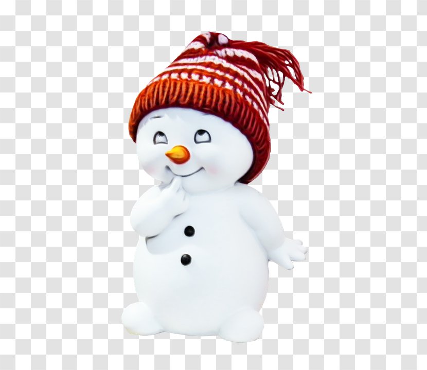 Snowman - Paint - Wet Ink Transparent PNG