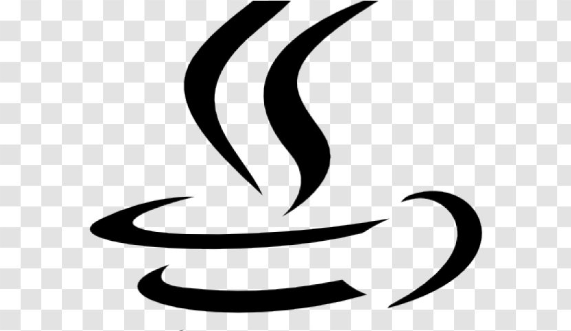 Java Symbol - Development Kit - Blackandwhite Line Art Transparent PNG