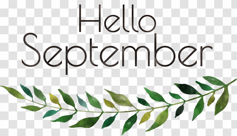 Hello September September Transparent PNG