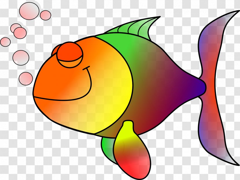 Cartoon Fish Clip Art - Royaltyfree - Clipart Transparent PNG