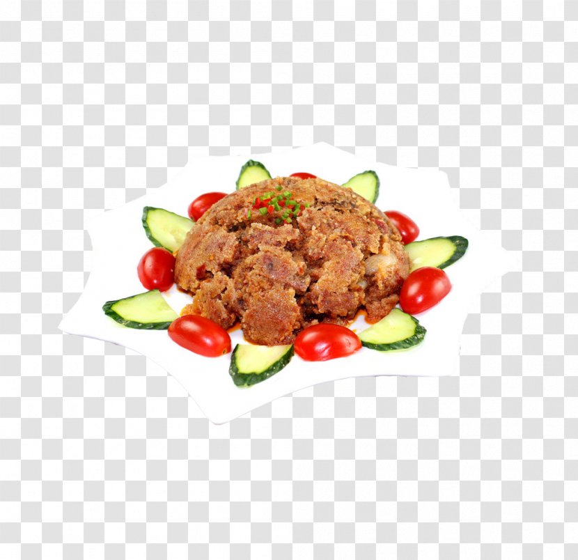 Meatball Sichuan Cuisine Ribs Chinese Cantonese - Meat - Product, Steamed Cucumber With Powder Transparent PNG