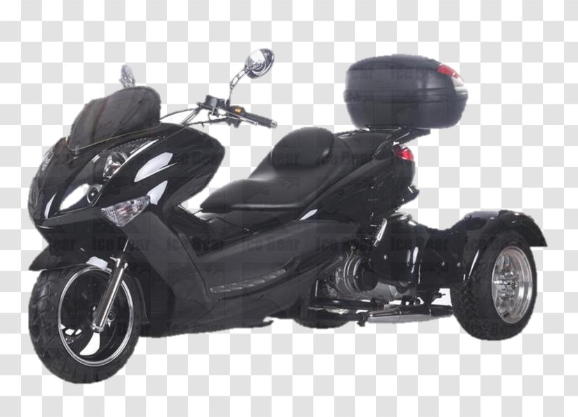 Car Motorized Tricycle Scooter Motorcycle Wheel - Gas Motor Scooters Transparent PNG