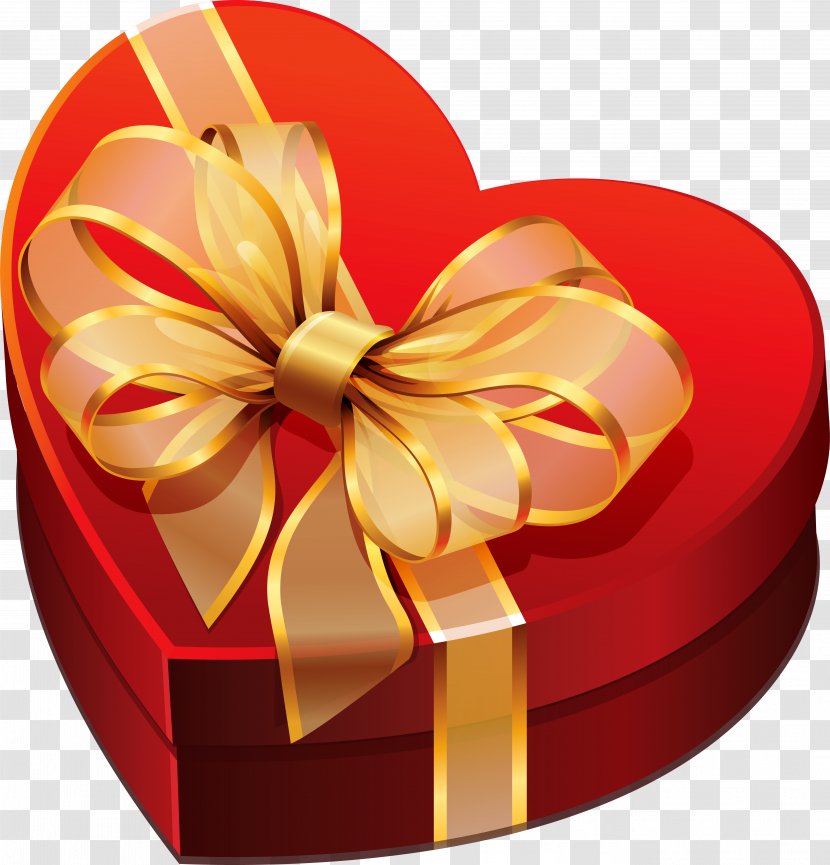 Gift Wrapping Clip Art Box Valentine's Day - Information - Love Gifts Transparent PNG