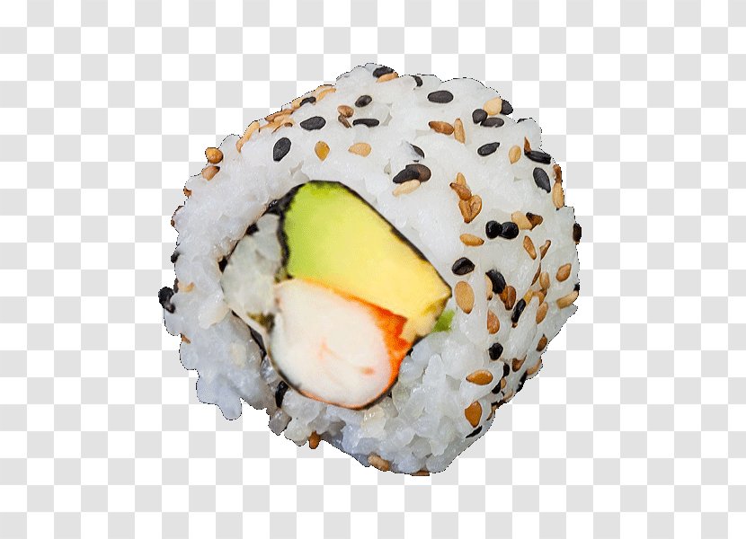 California Roll Sushi Sashimi Tempura Japanese Cuisine - Commodity Transparent PNG