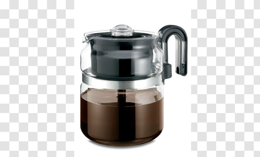 Moka Pot Coffee Percolator Espresso Latte - Stovetop Kettle - Cafe Transparent PNG