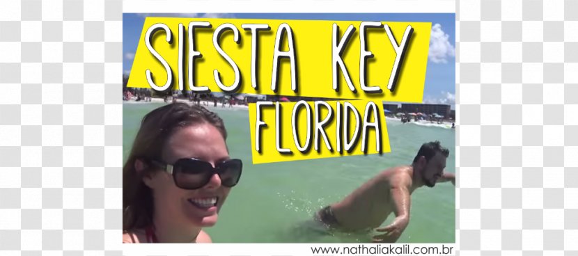 Siesta Key Beach YouTube Sunglasses Poster - Milho Transparent PNG