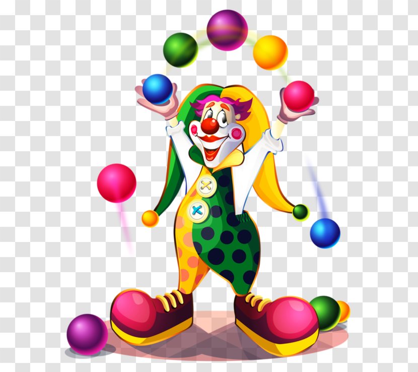 Clown Circus Clip Art - Juggling Transparent PNG