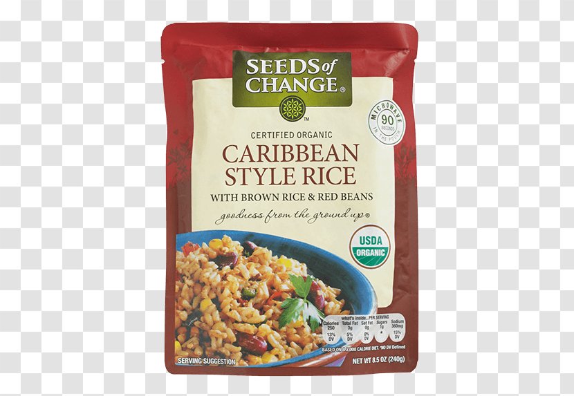 Red Beans And Rice Organic Food Brown Caribbean Cuisine - Bean - Grains Transparent PNG