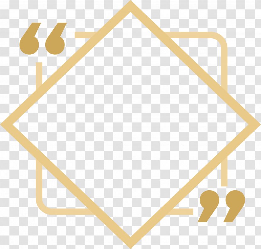 Graphic Design - Symmetry - Khaki Rhombus Title Box Transparent PNG