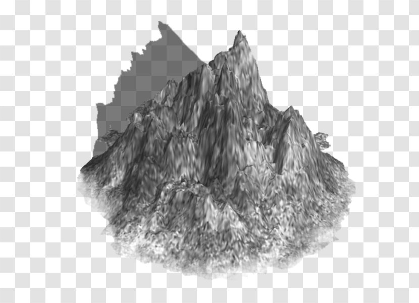 Isometric Projection Graphics In Video Games And Pixel Art Mountain Range Drawing - Map Transparent PNG