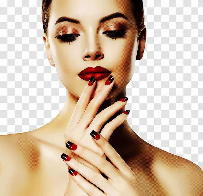 Face Lip Skin Beauty Chin - Neck Head Transparent PNG