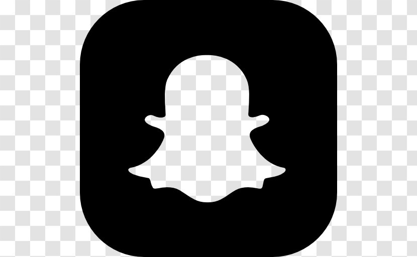 Social Media Snapchat - Silhouette Transparent PNG