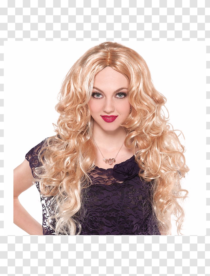Blond Wig Hair Coloring Costume - Party City Transparent PNG