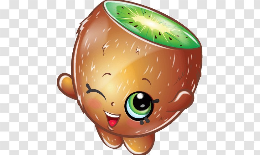 Fruit Food Ice Cream Vegetable Shopkins - Fictional Character - Cartoon Kiwi Transparent PNG