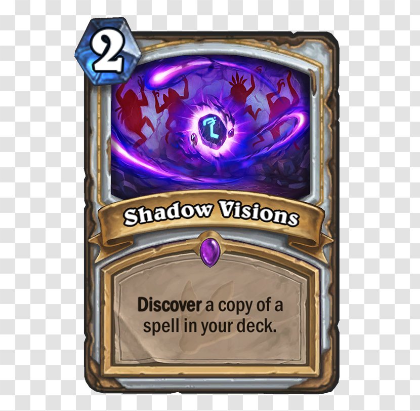 Hearthstone Shadow Visions Brawl Curious Glimmerroot Game - Gamer Transparent PNG