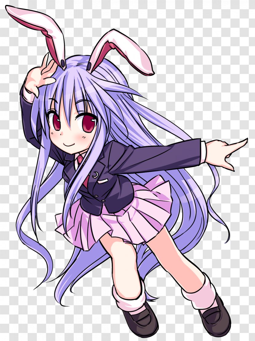 Rabi-Ribi PlayStation 4 Character Touhou Project Art - Silhouette - Line Transparent PNG