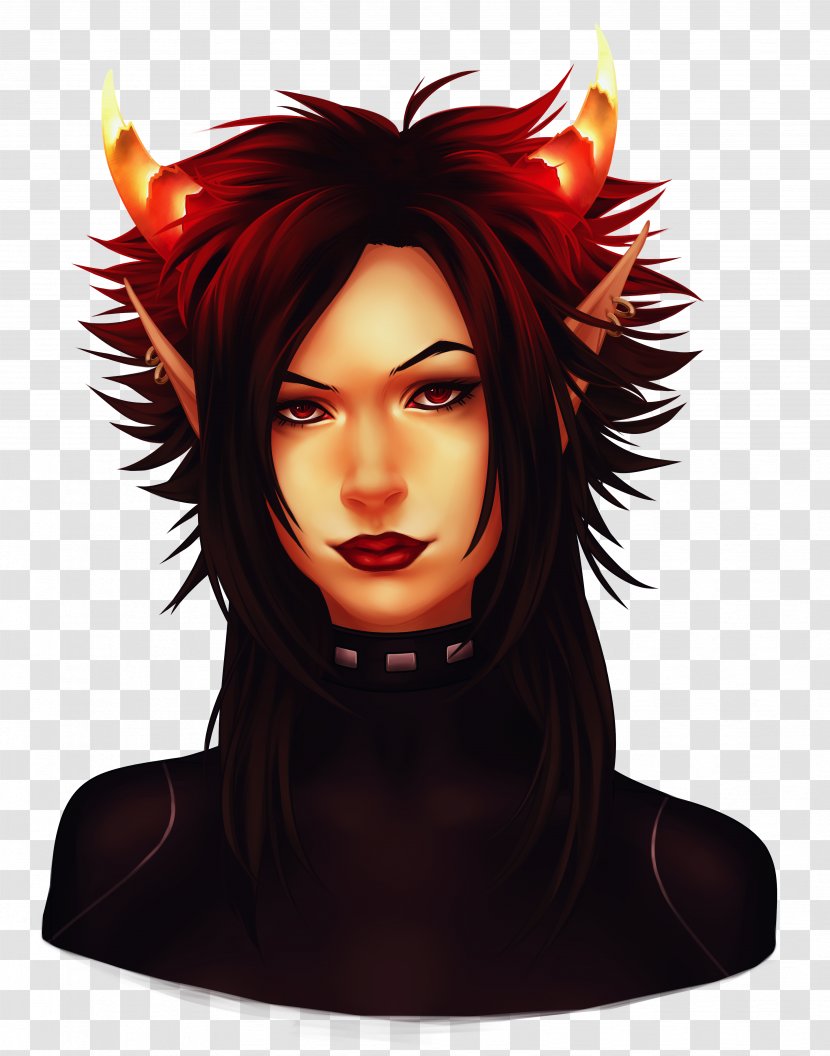 Human Hair Color Coloring Black Red Brown - Neck - Glare Transparent PNG