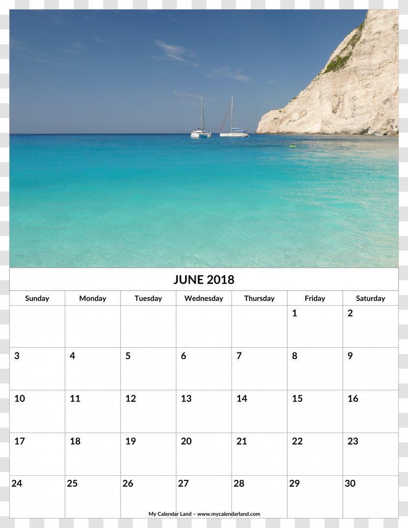 Calendar 0 Template June UGC NET · July 2018 - Month Transparent PNG