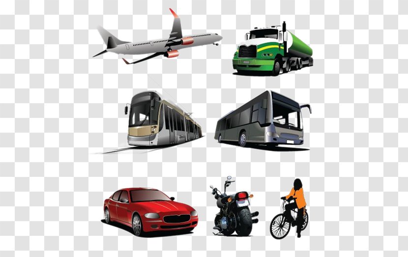 Car Bus Transport Vehicle - Truck - Computer Painting Vehicles Transparent PNG