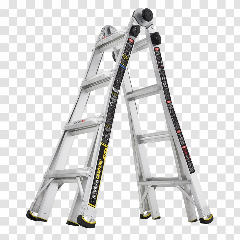 Gorilla Ladders GLA-MPX 17 Xtend+Climb Pro Series 785P Telescoping Ladder GLF-5X Aluminium - Xtendclimb 785p Transparent PNG