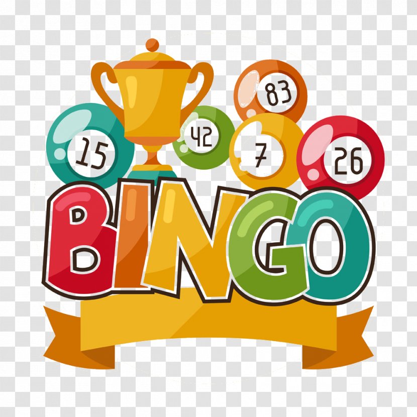 Bingo Card Lottery Illustration - Game - Trophies And Digital Ball Transparent PNG