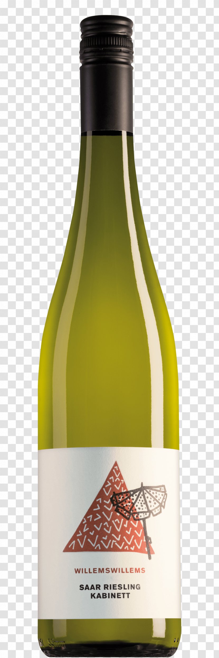 White Wine Mosel Riesling Appenheimer Hundertgulden - Bottle Transparent PNG