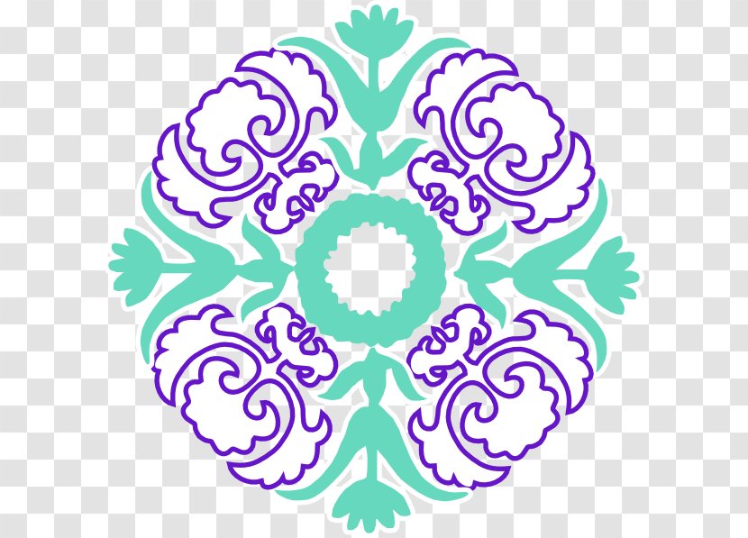 Damask Document Clip Art - Leaf - Flora Transparent PNG