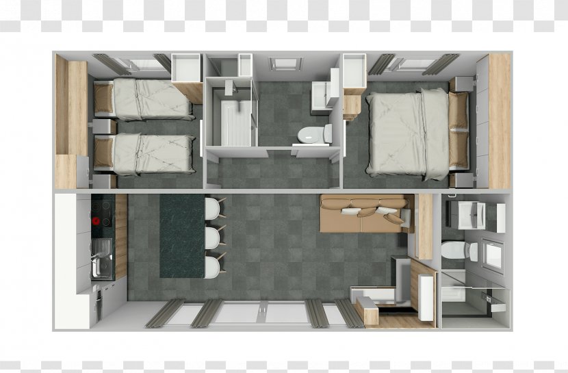 Poreč Mobile Home Tar-Vabriga House Lanterna Apartments 2* - Floor Plan Transparent PNG