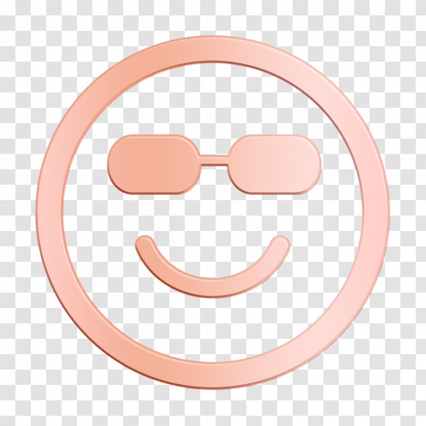Smile Icon Happy Smiling Emoticon Square Face With Sunglasses Icon Emotions Rounded Icon Transparent PNG