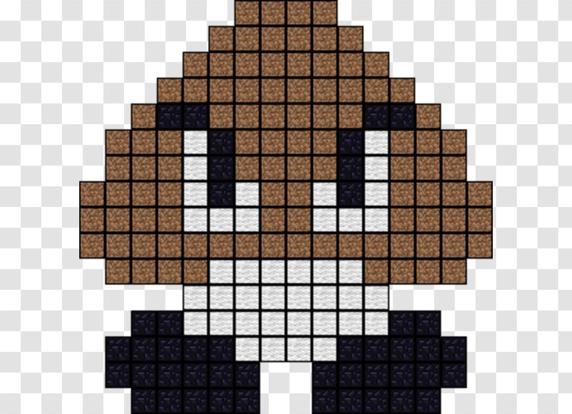 Minecraft Super Mario Bros. Goomba - Video Game - Barber Man Transparent PNG