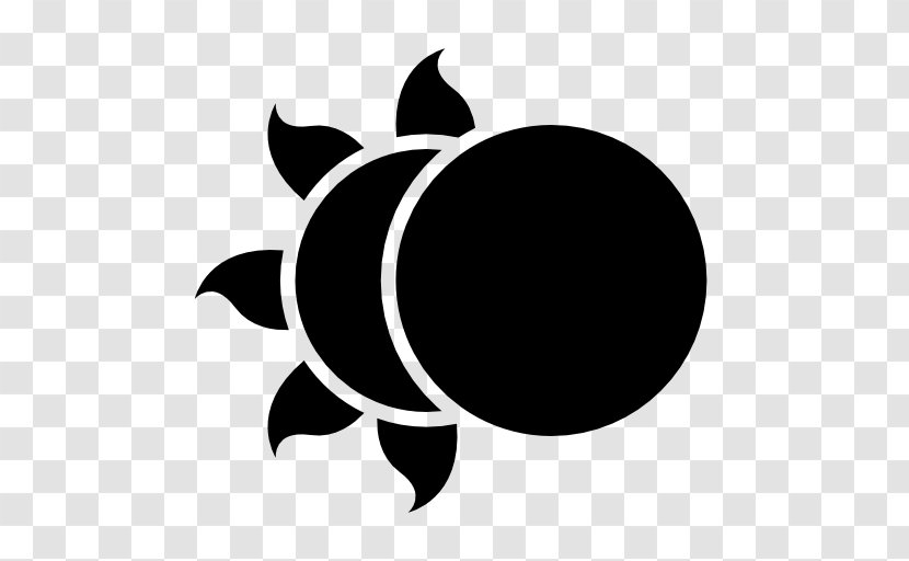 Moon Symbol - Monochrome - Sun Transparent PNG
