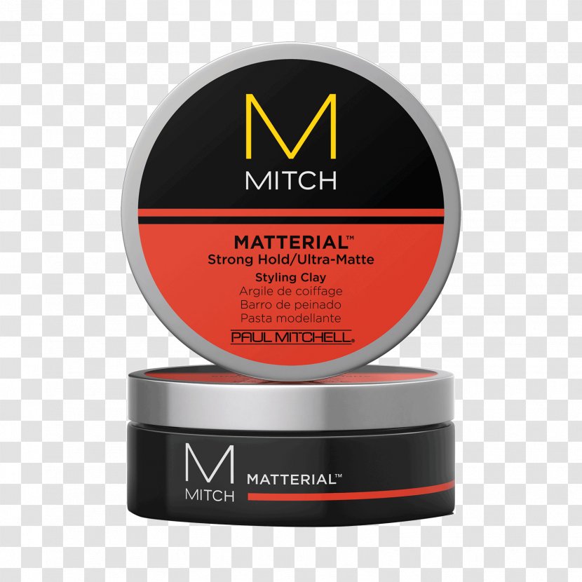 Paul Mitchell Mitch Matterial Ultra-Matte Styling Clay Reformer Hair Products Care Wax - Barber - John Systems Transparent PNG