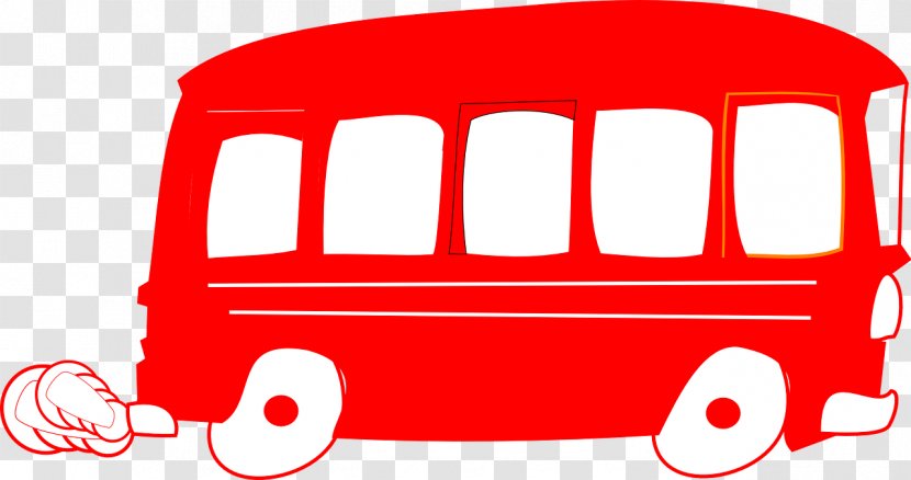 School Bus Transit RedBus.in Clip Art - Red Transparent PNG
