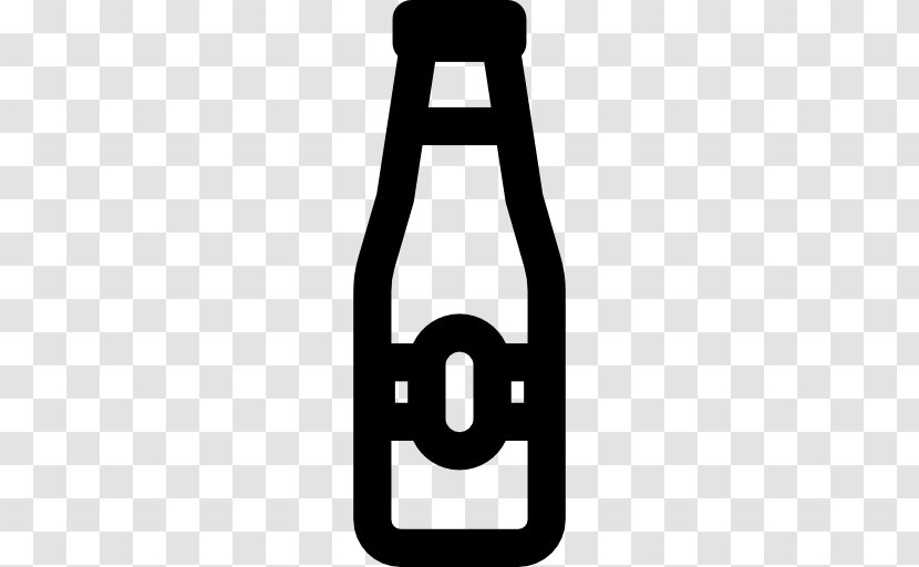 Beer Bottle Food Restaurant - Black And White Transparent PNG