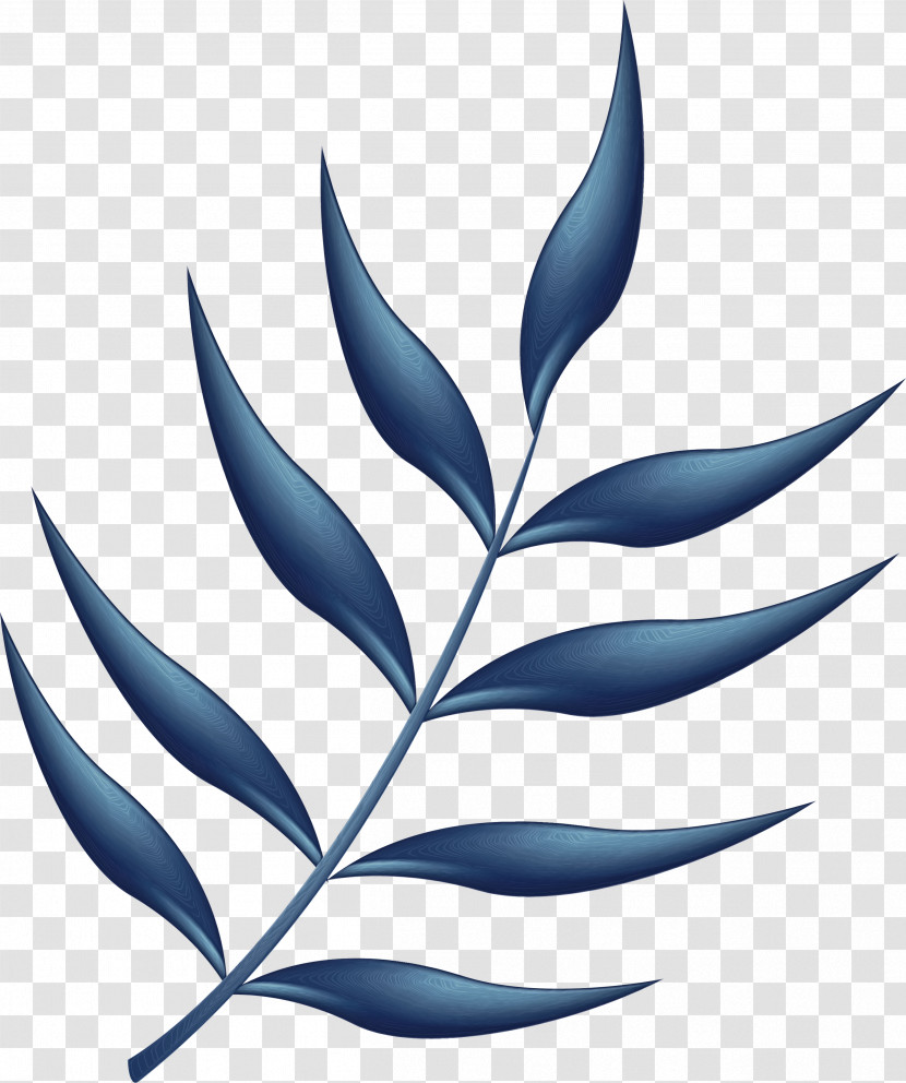 Plant Stem Branch Leaf Line Pattern Transparent PNG