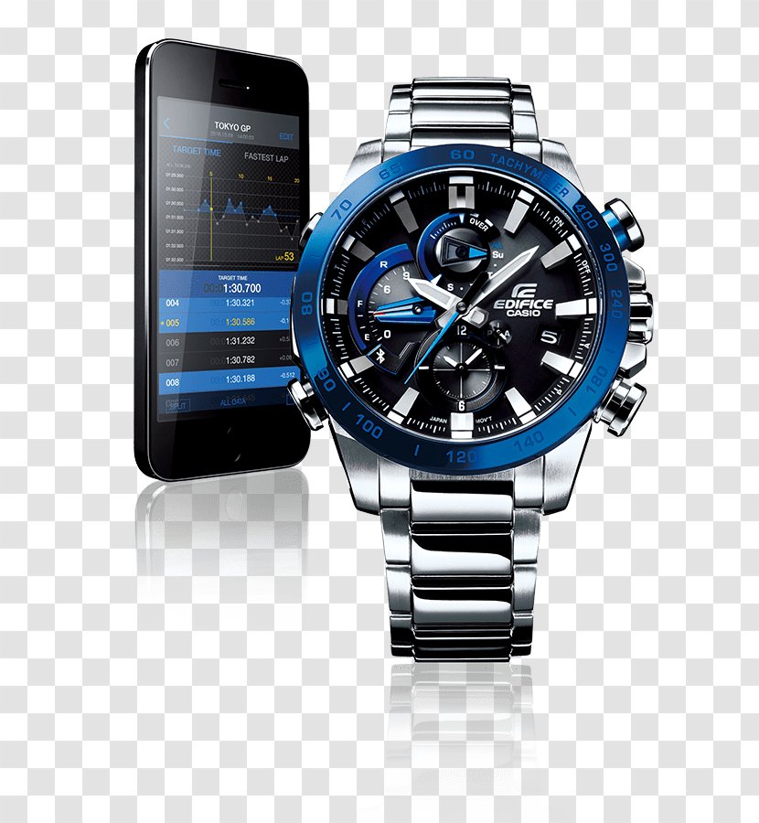 Casio Edifice EQB-800DB Watch Chronograph - Hardware Transparent PNG