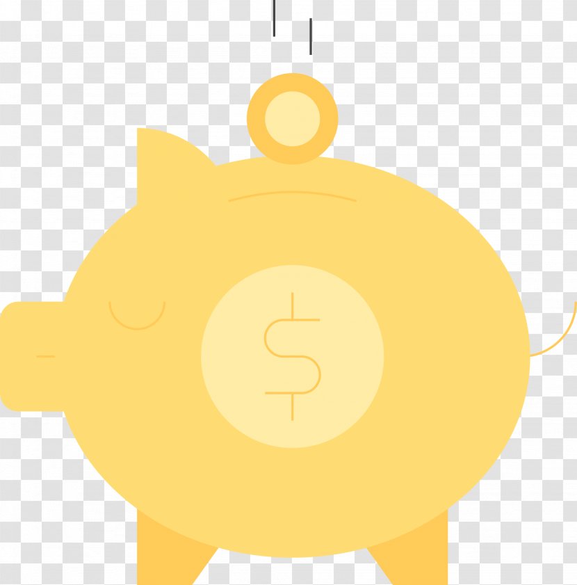 Domestic Pig Piggy Bank Money - Cute Transparent PNG