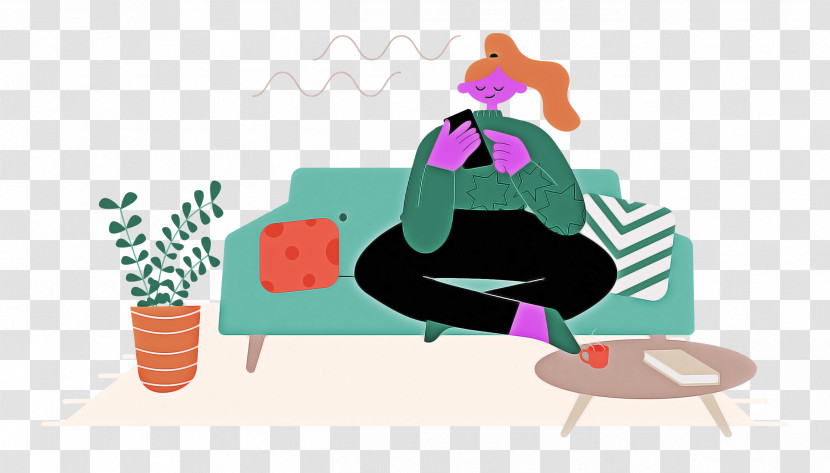 Alone Time At Home Transparent PNG