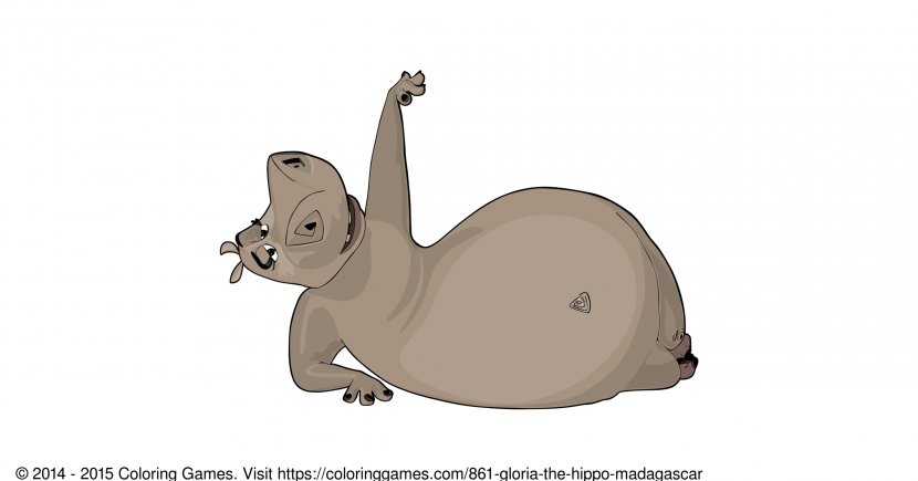 The Grim Adventures Of Billy & Mandy Gloria Hippopotamus Madagascar Animation - Hippo Transparent PNG