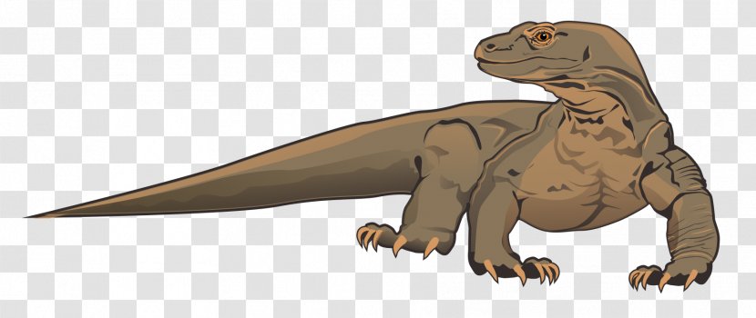 Komodo Dragon Lizard Clip Art - Monitor - Bao Cliparts Transparent PNG