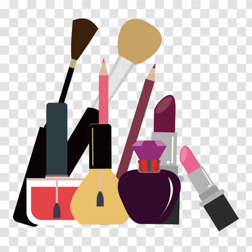 Cosmetics Make-up Artist Make-Up Brushes Cosmetology Beauty Parlour - Lipstick - Cosmetic Transparent PNG