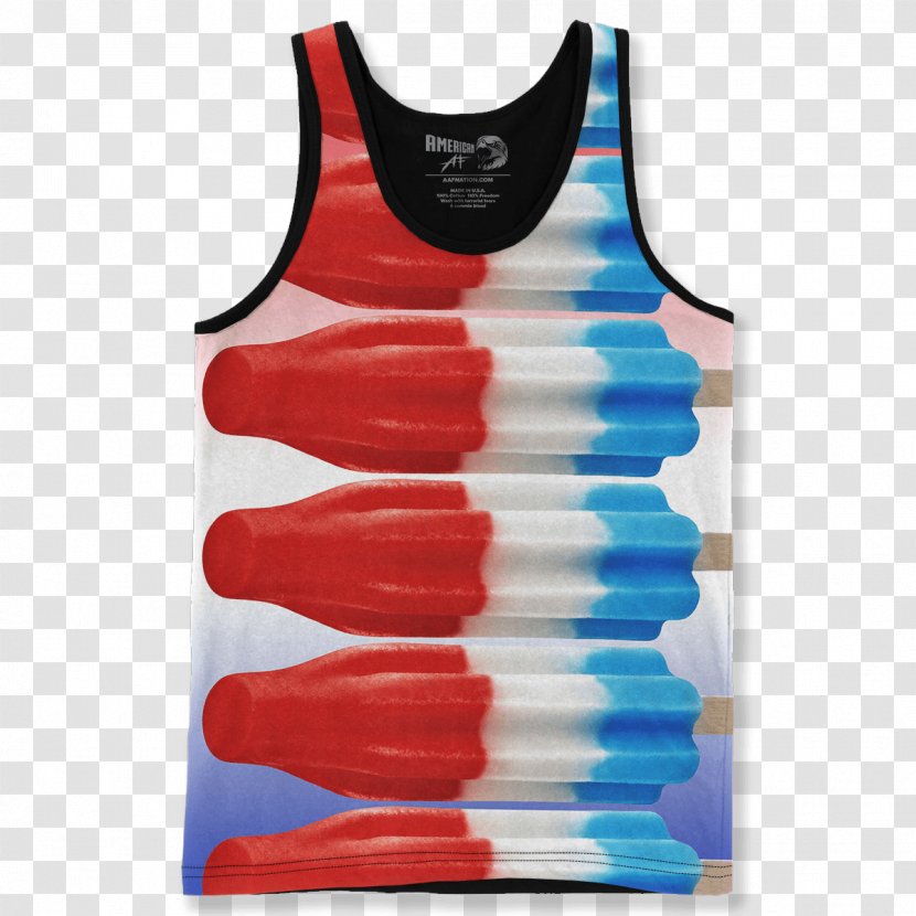 Ice Pop T-shirt Gilets Sleeveless Shirt - Dyesublimation Printer Transparent PNG