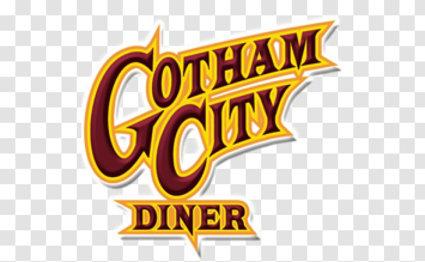 Logo Gotham City Diner Font Barbecue - Brand - Sirens Transparent PNG